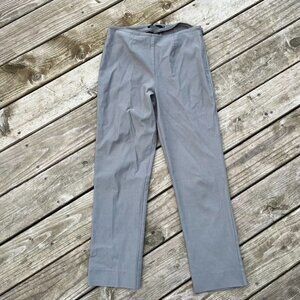 Jarbo Straight Leg Gray Cotton Dress Stretch Pants Size 36